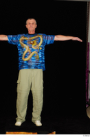  Joseph blue t shirt casual dressed standing t-pose trousers white sneakers whole body 0001.jpg
